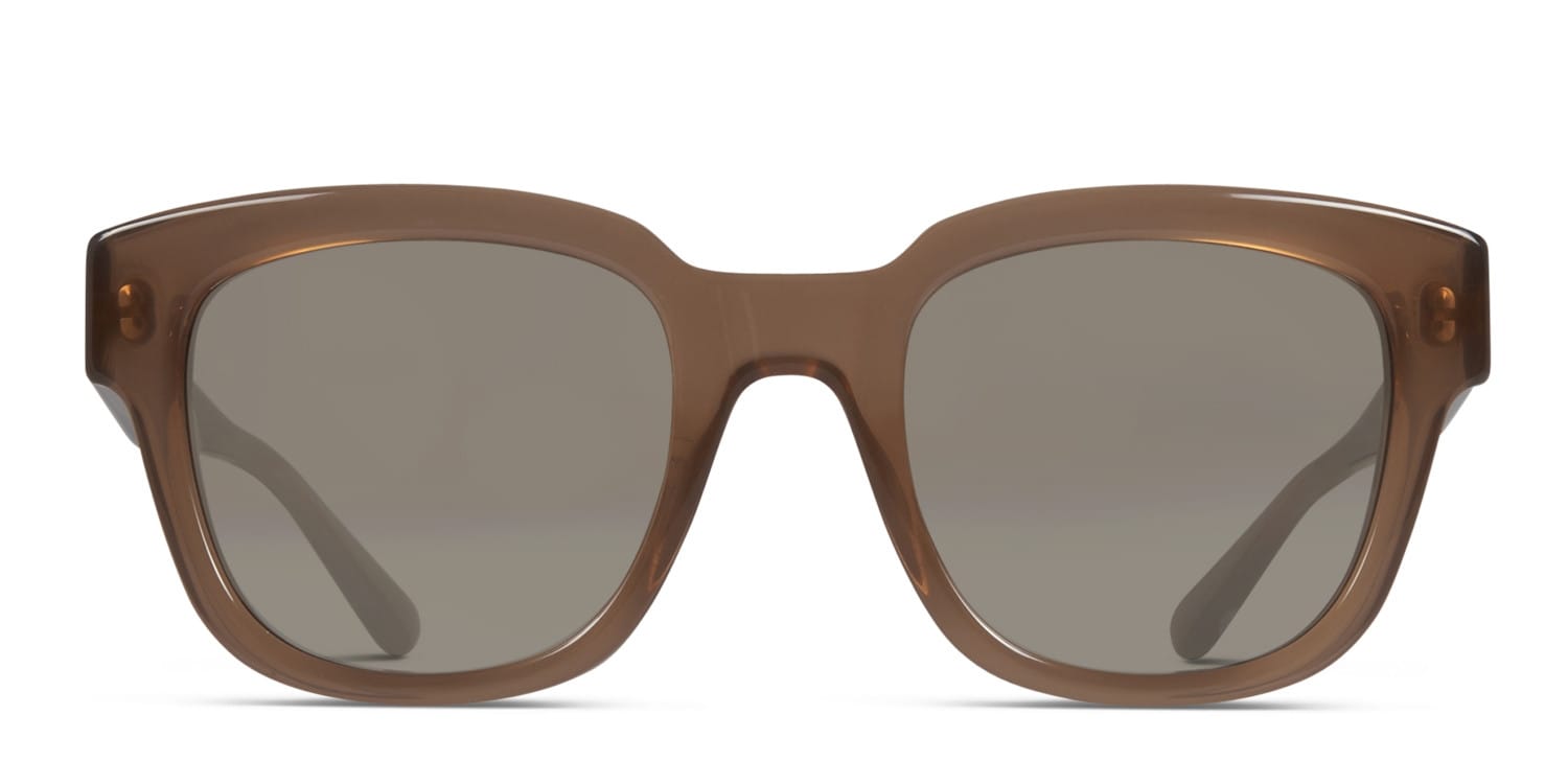 DKNY DY4145 Clear Brown glasses - Brown / Clear - Frontal View