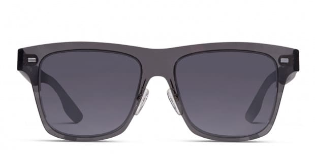 Alexander McQueen McQ MQ0008S Clear Black Prescription Sunglasses