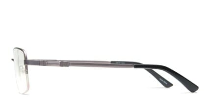 Mattie Gunmetal glasses - Gunmetal - Side View