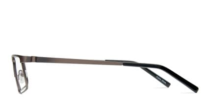 Wyatt Gunmetal glasses - Gunmetal - Side View