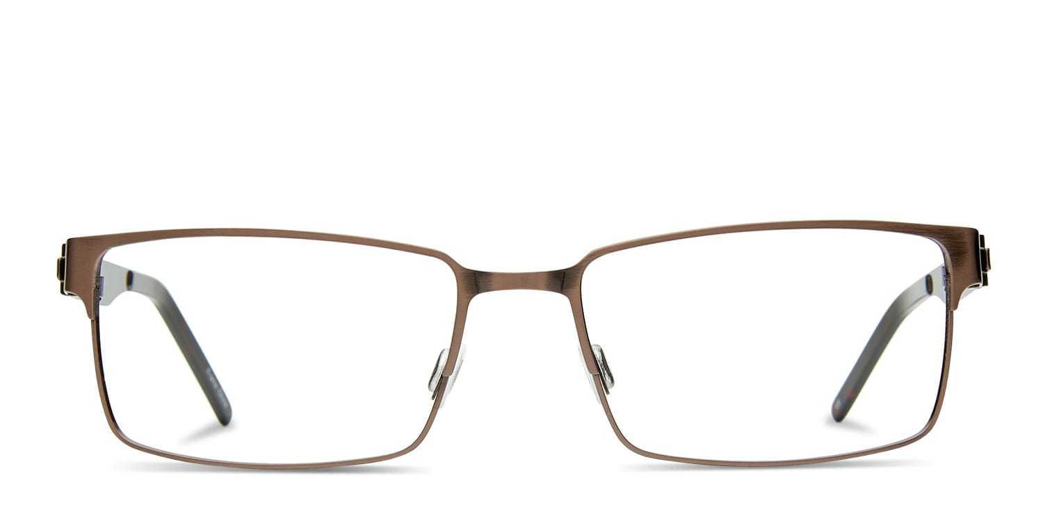 St. James Brown glasses - Brown - Frontal View