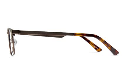 Miles Brown glasses - Brown - Side View