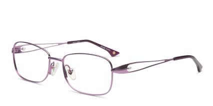 Pola Purple glasses - Purple - Angle View