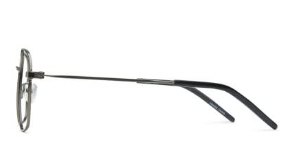 Mayer Gunmetal glasses - Gunmetal - Side View