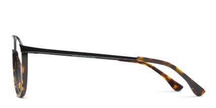 Wylie Black/Tortoise glasses - Black / Tortoise - Side View