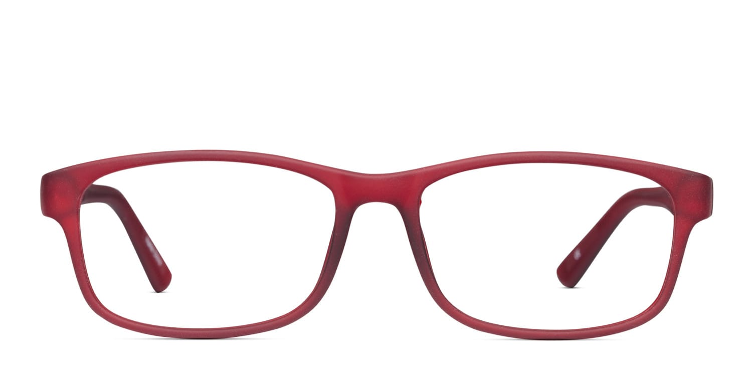 Bandon Red glasses - Red - Frontal View