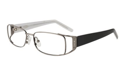 Etta Gunmetal glasses - Gunmetal - Angle View
