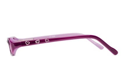 Harriet Purple Kids glasses - Purple - Side View