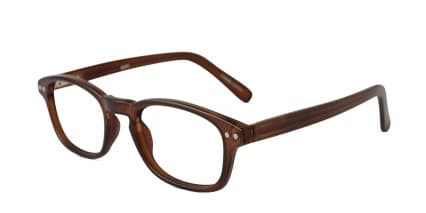Depp Brown glasses - Brown - Angle View