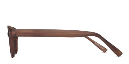 Pupil Brown Kids glasses - Brown - Side View