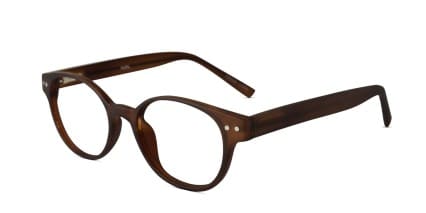 Pupil Brown Kids glasses - Brown - Angle View