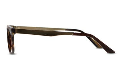 Galan Brown/Gold glasses - Brown / Gold - Side View