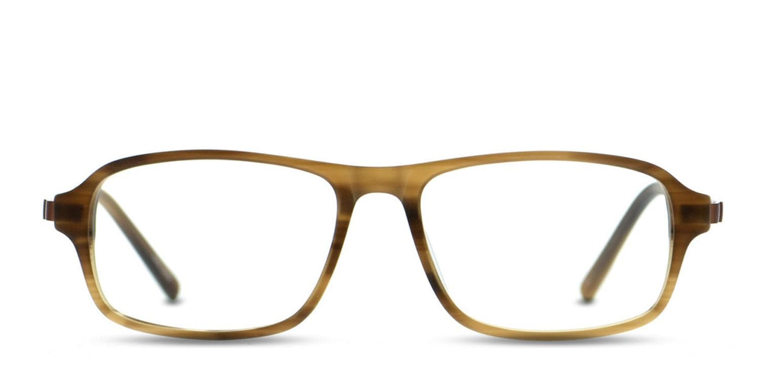 Rickles Brown glasses - Brown - Frontal View