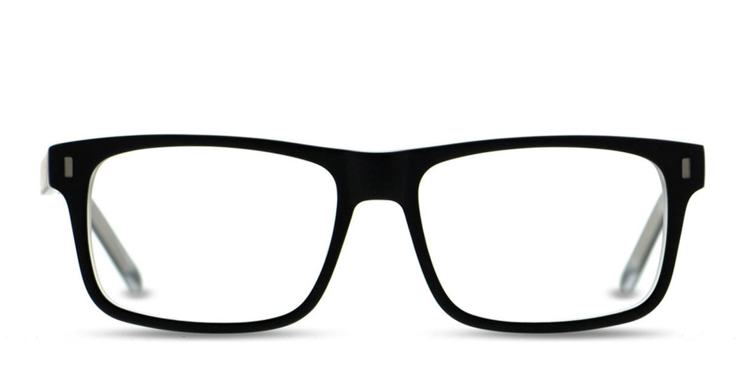 Cagney Black/Clear glasses - Black / Clear - Frontal View