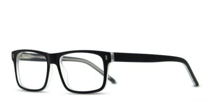 Cagney Black/Clear glasses - Black / Clear - Angle View