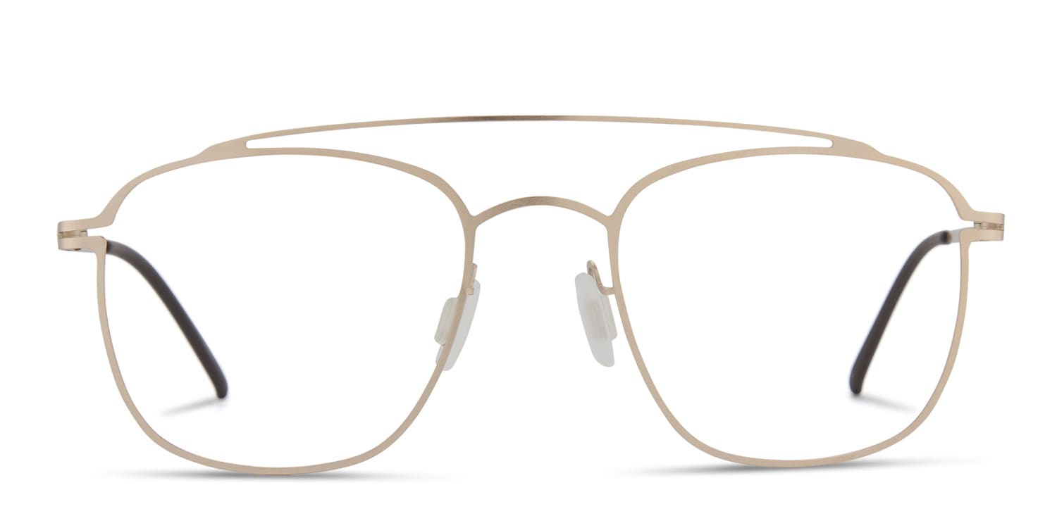 Blaise Gold glasses - Gold - Frontal View