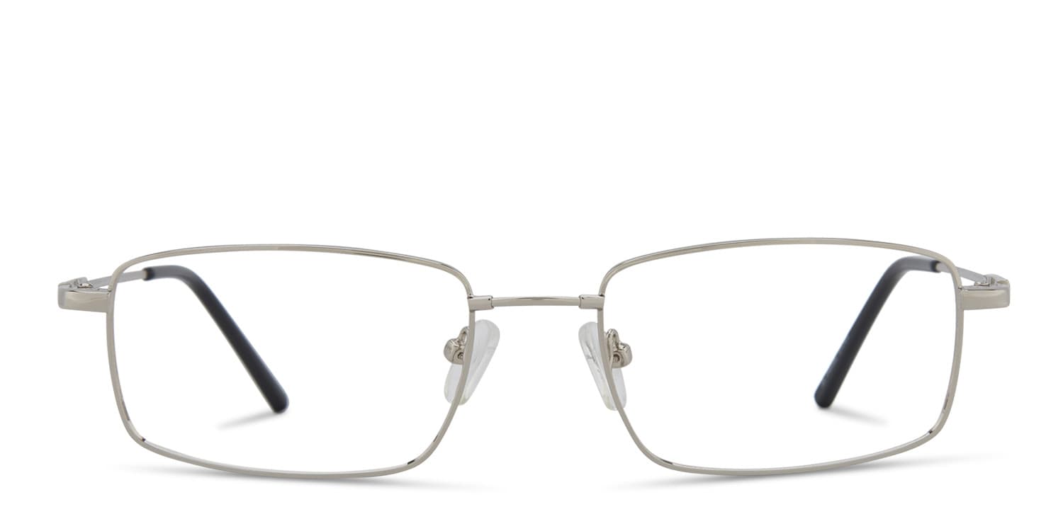 Cassius Silver glasses - Silver - Frontal View