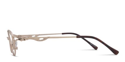 Lilach Gold glasses - Gold - Side View