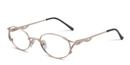 Lilach Gold glasses - Gold - Angle View
