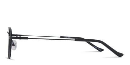Sybill Black glasses - Black - Side View