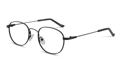Sybill Black glasses - Black - Angle View