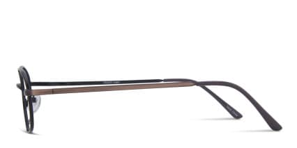 Peach Brown glasses - Brown - Side View