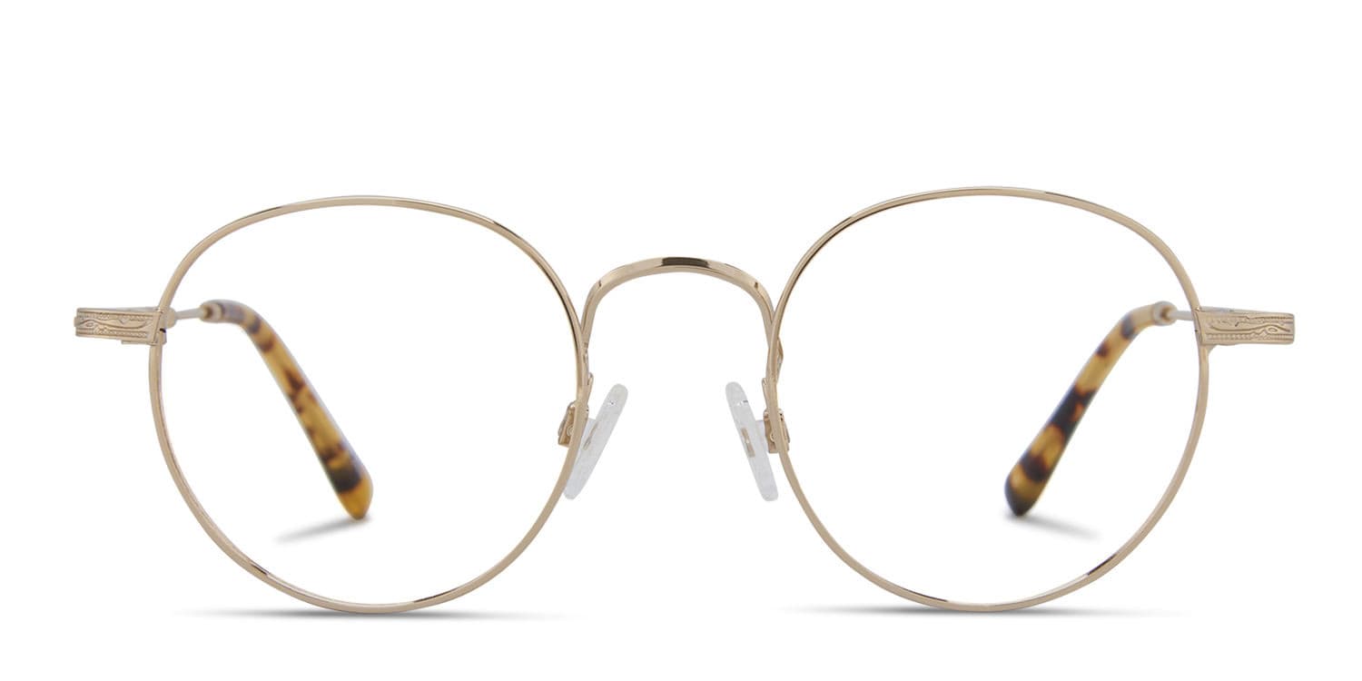 Horace Gold glasses - Gold - Frontal View