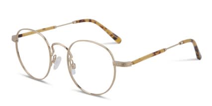 Horace Gold glasses - Gold - Angle View