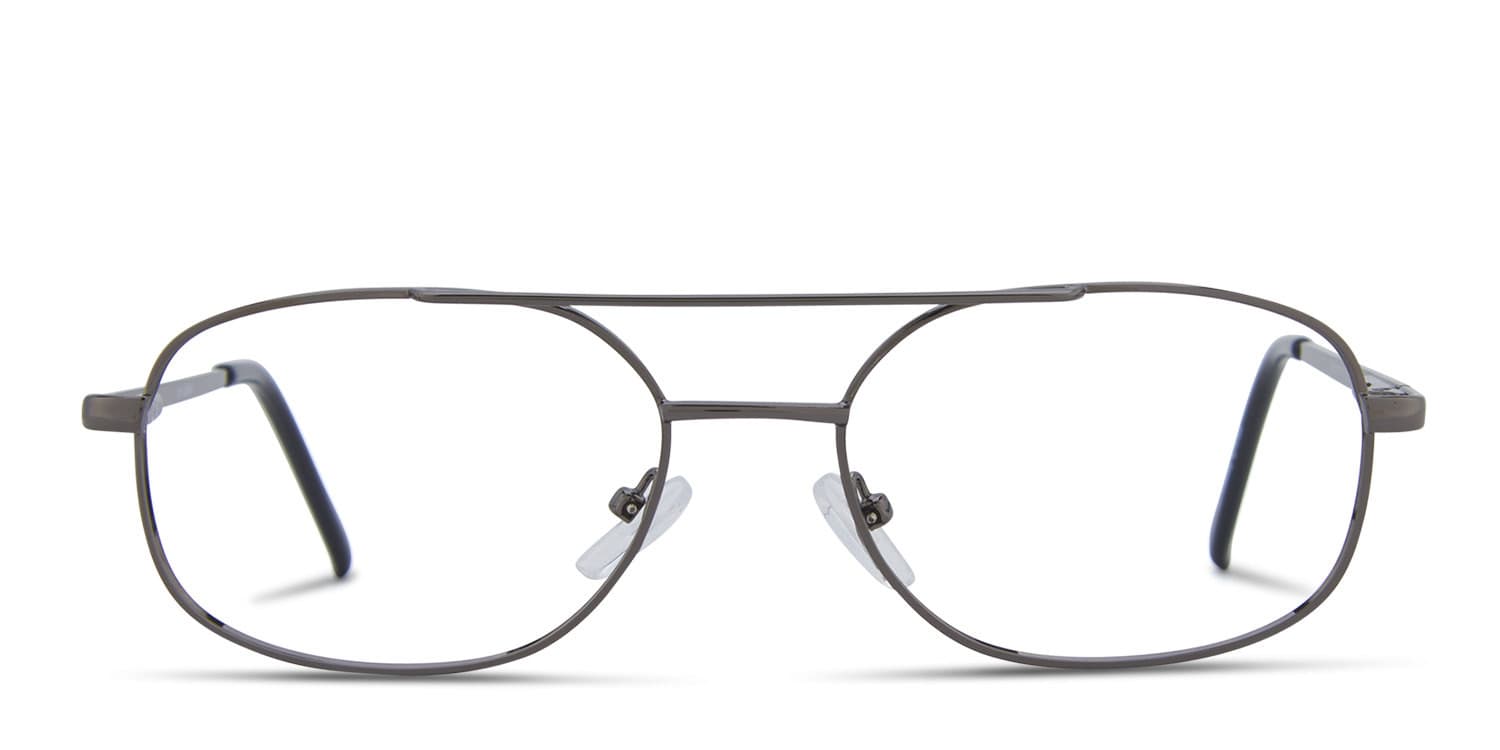 Macmillan Gunmetal glasses - Gunmetal - Frontal View