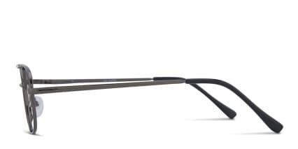 Macmillan Gunmetal glasses - Gunmetal - Side View