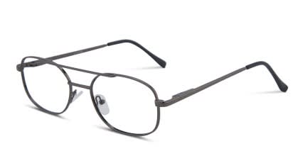 Macmillan Gunmetal glasses - Gunmetal - Angle View