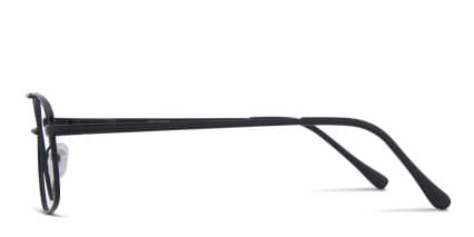 Macmillan Black glasses - Black - Side View