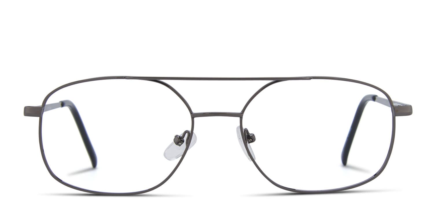 Macmillan Gunmetal glasses - Gunmetal - Frontal View