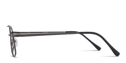 Macmillan Gunmetal glasses - Gunmetal - Side View