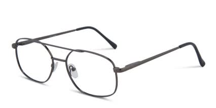 Macmillan Gunmetal glasses - Gunmetal - Angle View