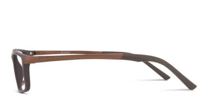 Viktor Brown glasses - Brown - Side View