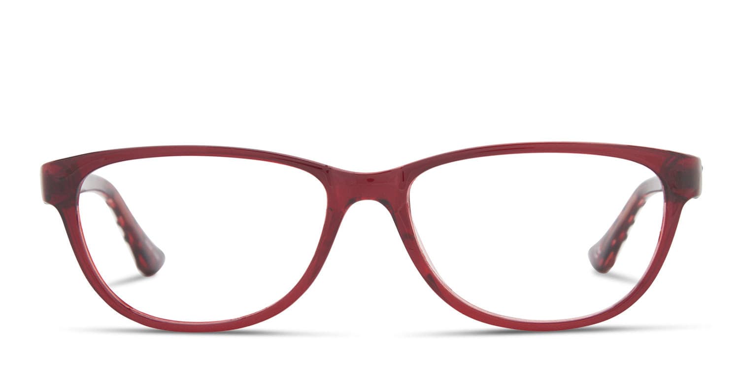 Elphias Red glasses - Red - Frontal View