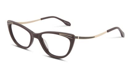 Millicent Brown glasses - Brown - Angle View