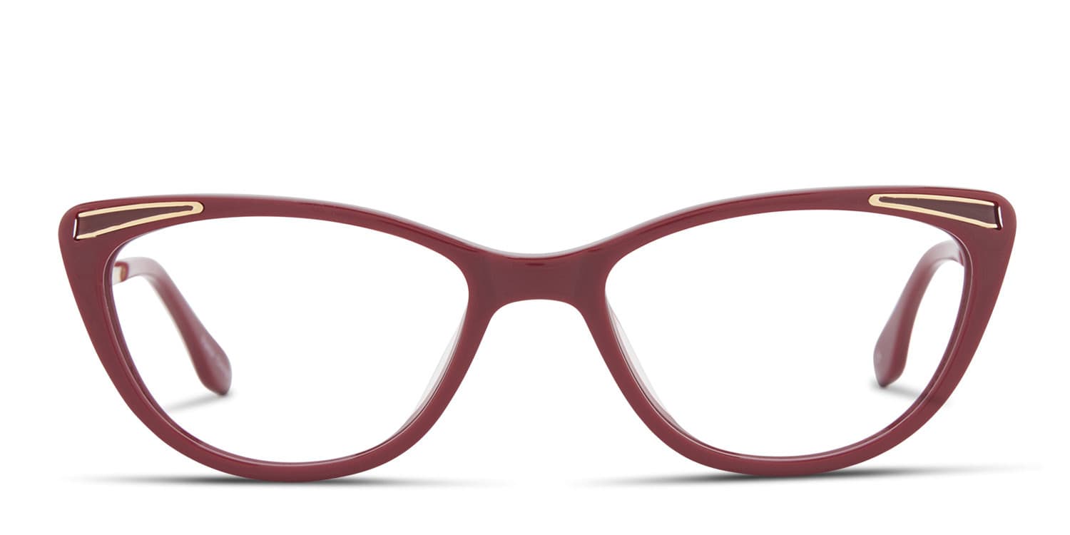 Millicent Red glasses - Red - Frontal View