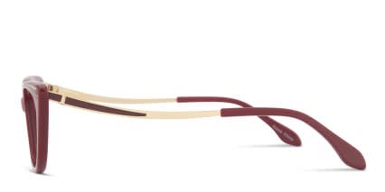 Millicent Red glasses - Red - Side View
