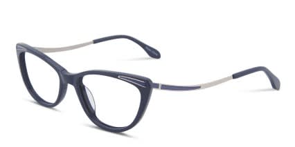 Millicent Blue glasses - Blue - Angle View
