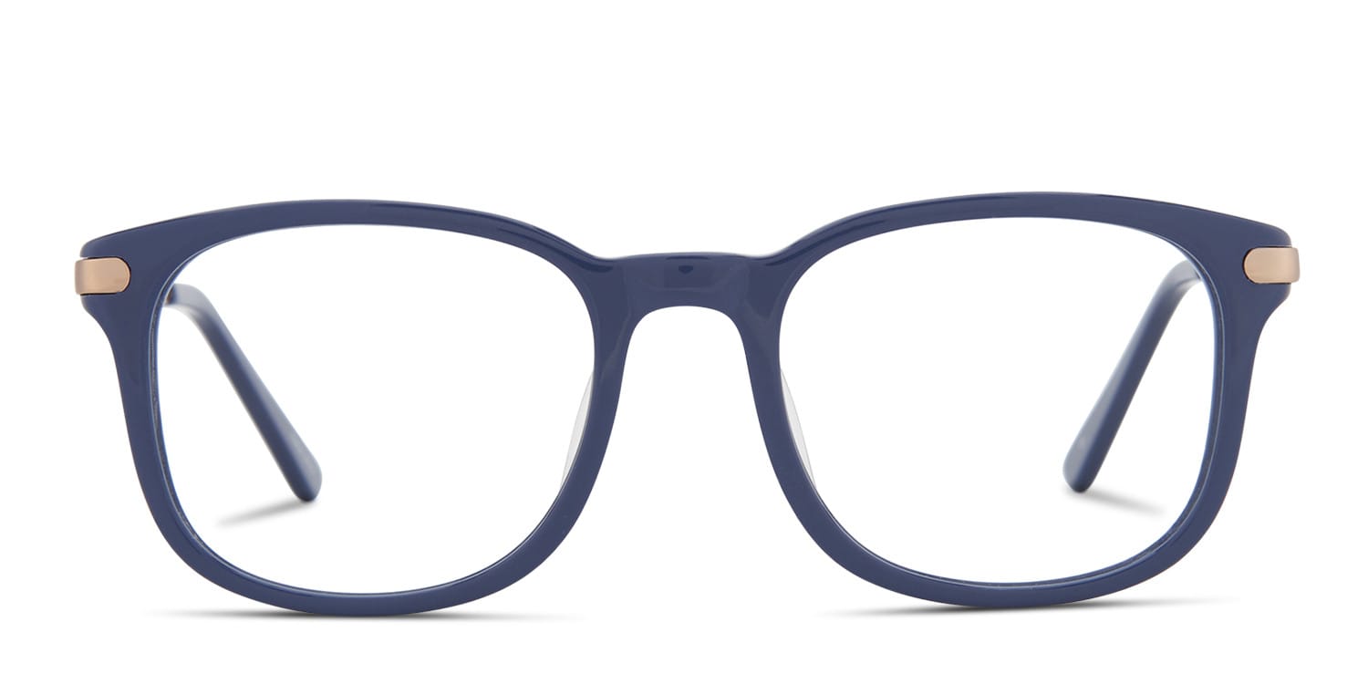 Eaton Blue glasses - Blue - Frontal View