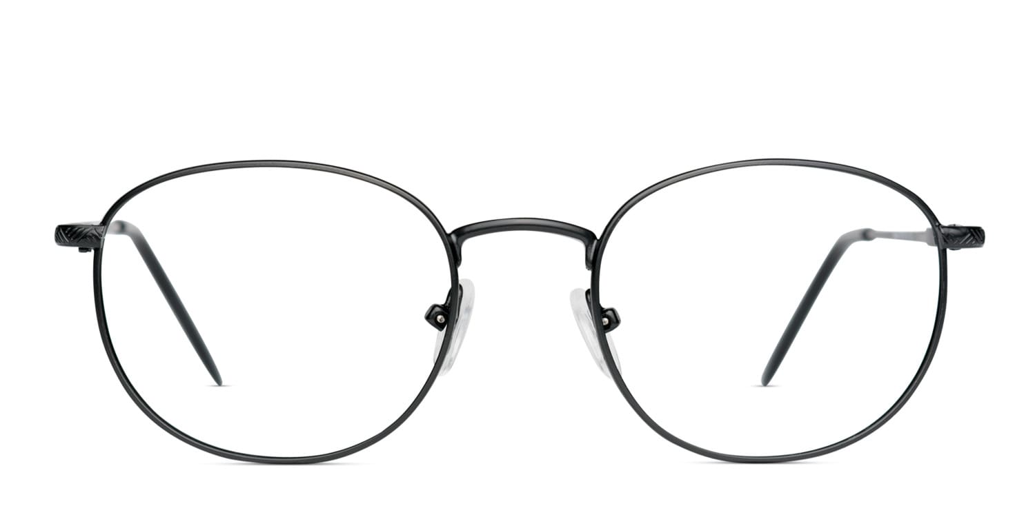 Dumas Black glasses - Black - Frontal View