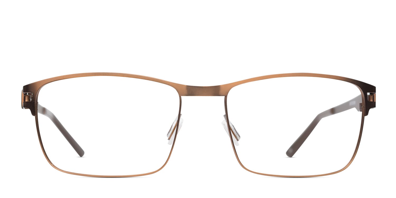 Mel Brown glasses - Brown - Frontal View