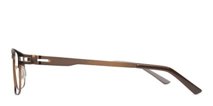 Mel Brown glasses - Brown - Side View