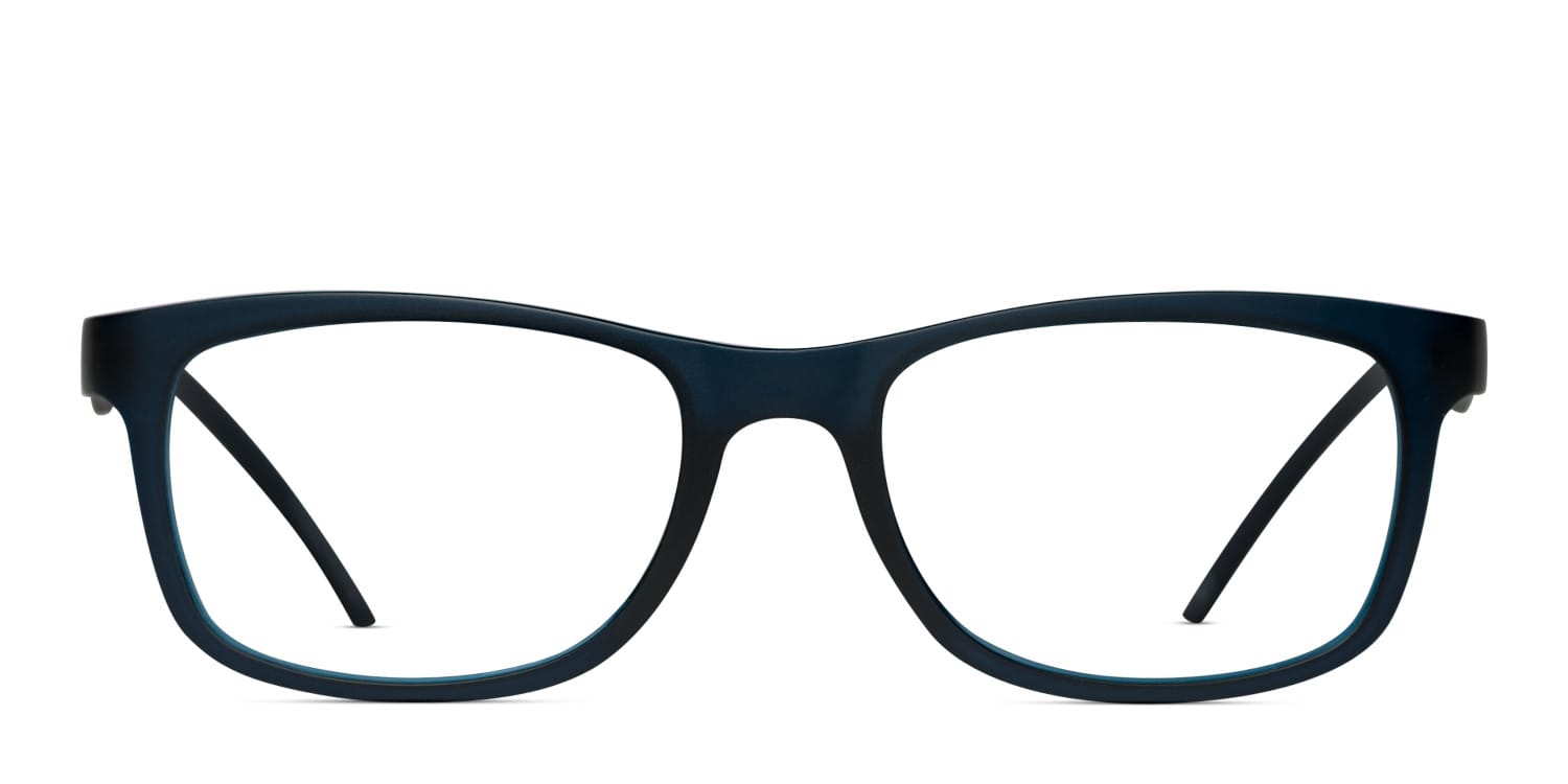 Macon Blue Kids glasses - Blue - Frontal View