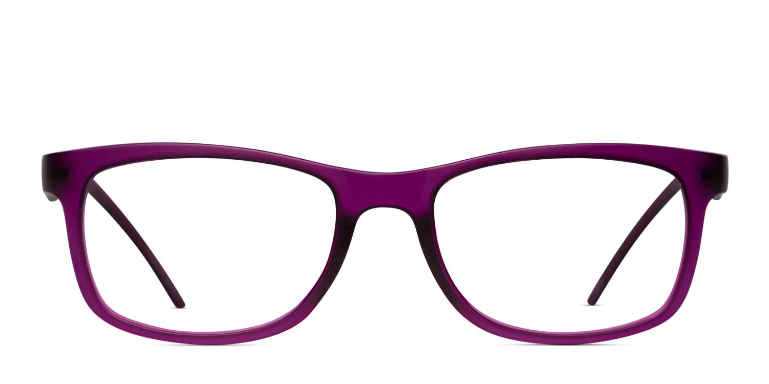Macon Purple Kids glasses - Purple - Frontal View