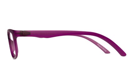 Macon Purple Kids glasses - Purple - Side View