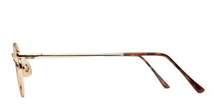 Dandy Tortoise, Gold Kids glasses - Tortoise / Gold - Side View