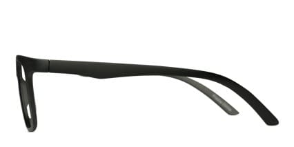 Oslo Black glasses - Black - Side View